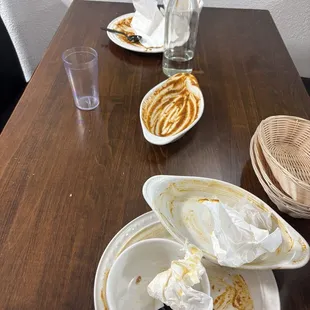 Food was so good we cleaned the plates