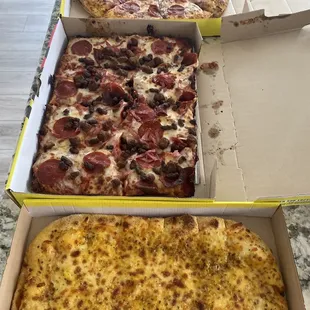 pizza, food