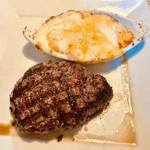 Filet Mignon w/ Au Gratin potatoes!!