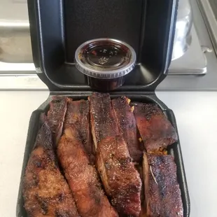 Chamoru style bbq pork spareribs.