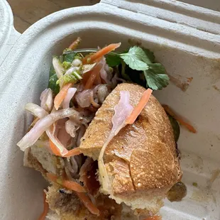 Chicken Bahn mi
