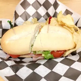 Ham and cheddar