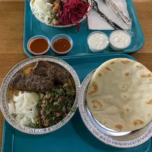 Beef and Lamb Kebab Hummus Bowl Solid choice for anyone wanting to dive into something new!