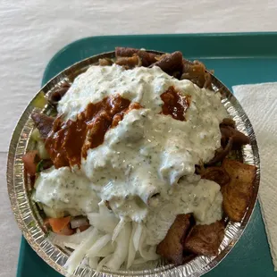 Lamb Beef Gyro Plate