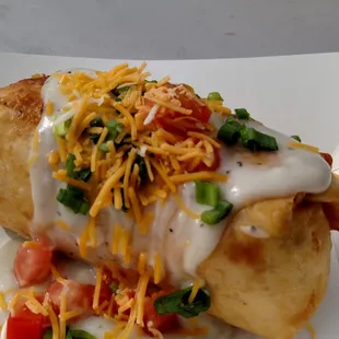 Breakfast chimichanga