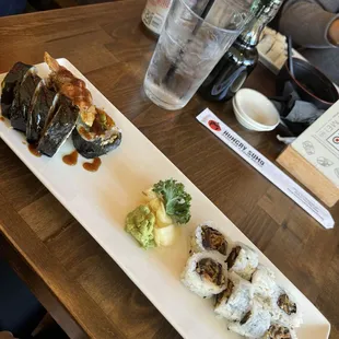 food, sushi and sashimi