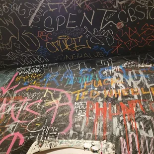 6/15/2023 - A truly punk rock bathroom though clean so you do not need to hover to use the facilities.