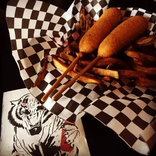 Vegan Corn Dog Basket - Portland Famous