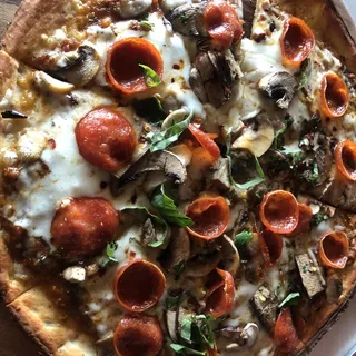 Pepperoni & Wild Mushroom Pizza