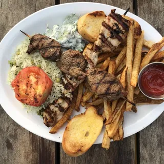 Hungry's Kabob Plate