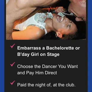 They changed the price from $60 to $75 when we were there! AND I was not allowed to choose the Dancer!! False Advertisement!