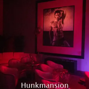 Hunk Mansion male strip club interior