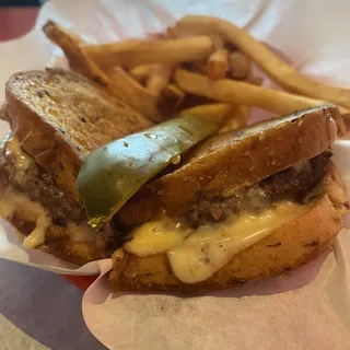 Patty Melt on Rye