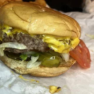 4.5 oz. Hickory Cheeseburger