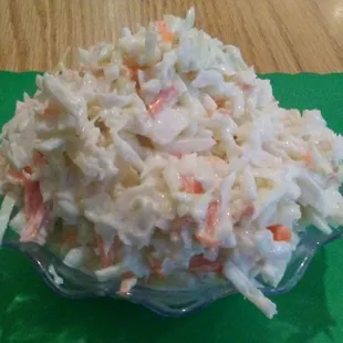 Cole slaw . . .