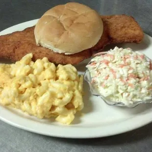 Fresh Hand-Breaded Atlantic Cod Fish Dinner Served Every Friday!!