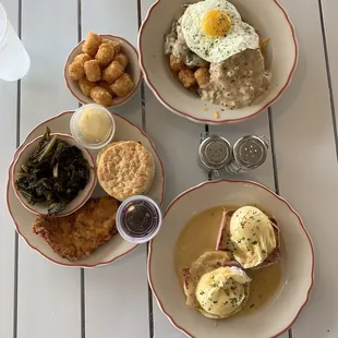 Chicken Platter, Hot Mess and Bennie
