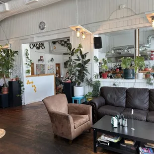 Comfy waiting areas!