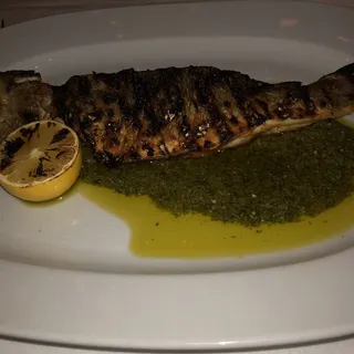 Whole Grilled Branzino