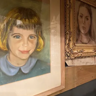 Vintage art at Hunt and Gather