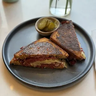 Really good Reuben.