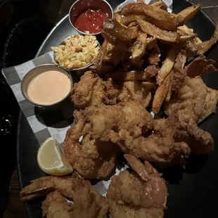 Shrimp and fries