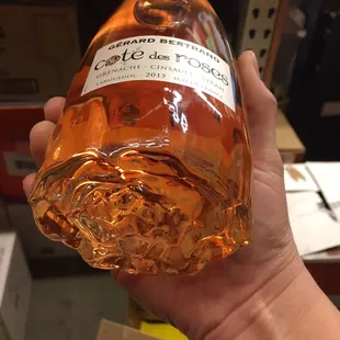 Bottle shaped like a rose