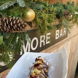 Bavarian cream with chocolate