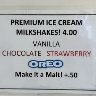 Milkshake...YES!