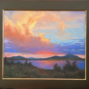 Setting Sun by Colorado artist Karen Storm