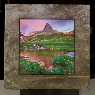 Colorado Photography by Joseph Thomas &quot;Golden Horn&quot; on stone plaque