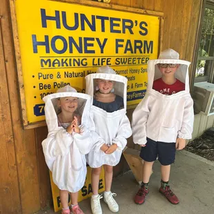 Getting ready to go visit the beehives!