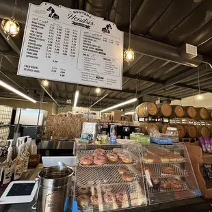 Ordering counter &amp; baked goods