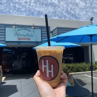 Strawberry Shortcake iced latte