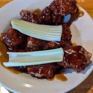 Boneless barbecue wings