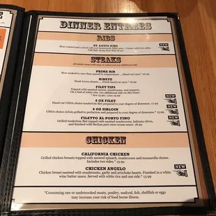 Menu page 6