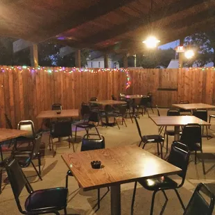 tables and chairs
