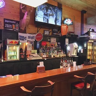 the bar