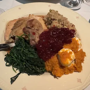 Turkey dinner with all the fixings