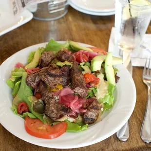 Grilled beef salad - very olive-ie taste, don't recommend