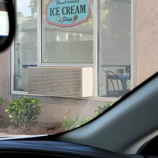a view from inside a car