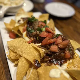 Pulled pork nachos