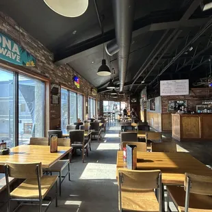 interior, sushi and sashimi