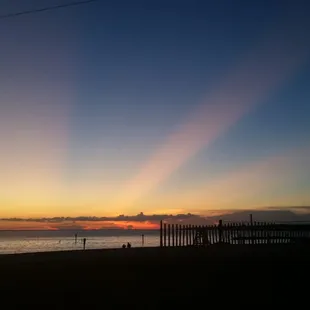 Sunset last night.