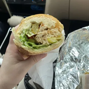 Chicken cheesesteak