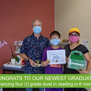 One of our happy graduates