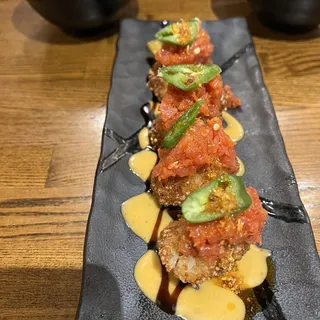 Spicy tunaon Crispy Rice