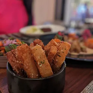 Parmesan Truffle Steak Fries @bilalandjesseatfood