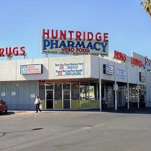 the entrance to the pharmacy