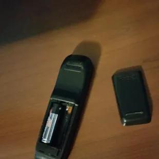 Remote was left like this!  The housekeepers don't notice anything!  Don't expect the room to be cleaned!